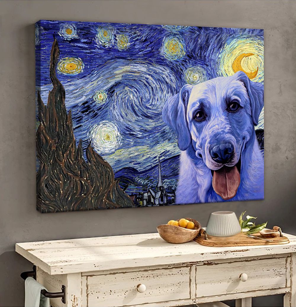 Labrador Retriever Poster Matte Canvas Dog Wall Art Prints Canvas Wall Art Decor 1