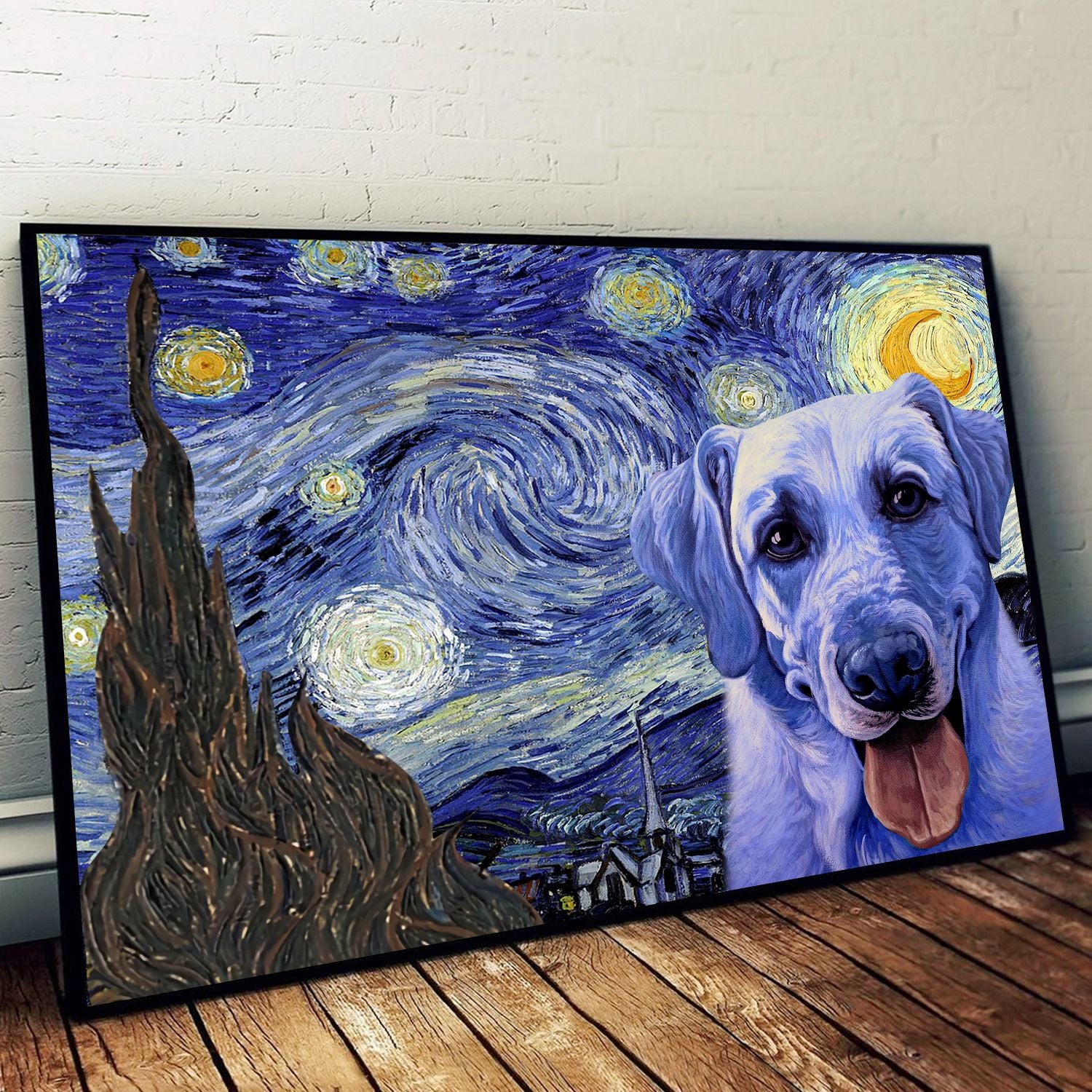 Labrador Retriever Poster Matte Canvas Dog Wall Art Prints Canvas Wall Art Decor 2