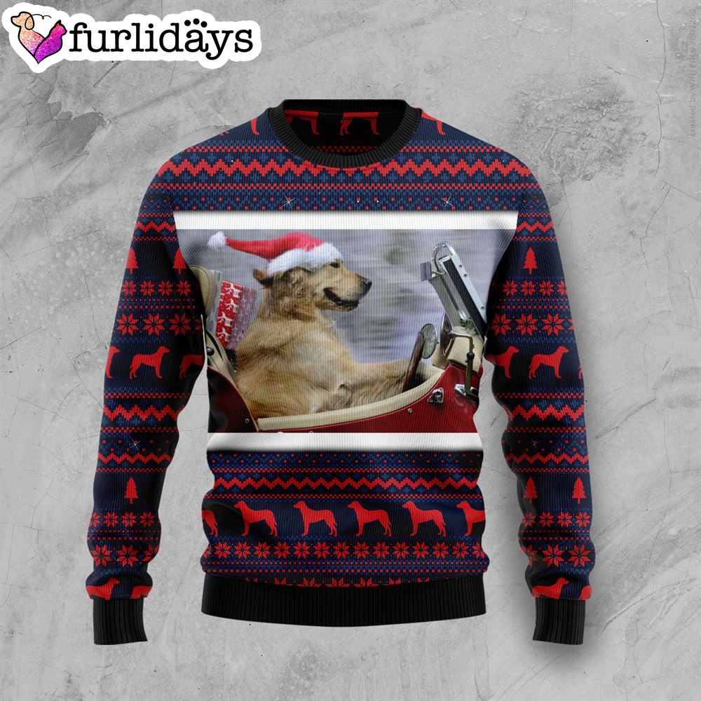 Labrador Retriever Ride Ugly Christmas Sweater Gift For Dog Lovers Unisex Crewneck Sweater 1 Labrador Retriever Ride Ugly Christmas Sweater Gift For Dog Lovers Unisex Crewneck Sweater 1