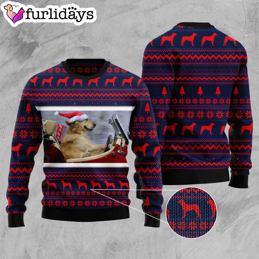 Labrador Retriever Ride Ugly Christmas Sweater Gift For Dog Lovers Unisex Crewneck Sweater 3 Labrador Retriever Ride Ugly Christmas Sweater Gift For Dog Lovers Unisex Crewneck Sweater 3