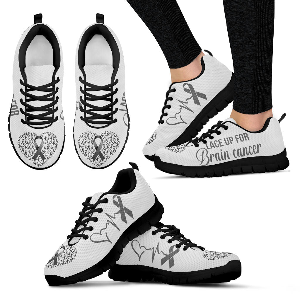 Lace Up For Brain Cancer Shoes Sneaker Walking Shoes Best Shoes For Men And Women Cancer Awareness Shoes 1 Lace Up For Brain Cancer Shoes Sneaker Walking Shoes Best Shoes For Men And Women Cancer Awareness Shoes 1