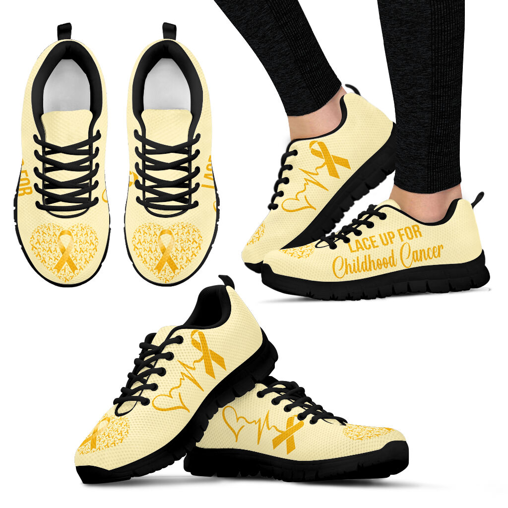 Lace Up For Childhood Cancer Shoes Sneaker Walking Shoes Best Shoes For Men And Women Cancer Awareness Shoes 1 Lace Up For Childhood Cancer Shoes Sneaker Walking Shoes Best Shoes For Men And Women Cancer Awareness Shoes 1