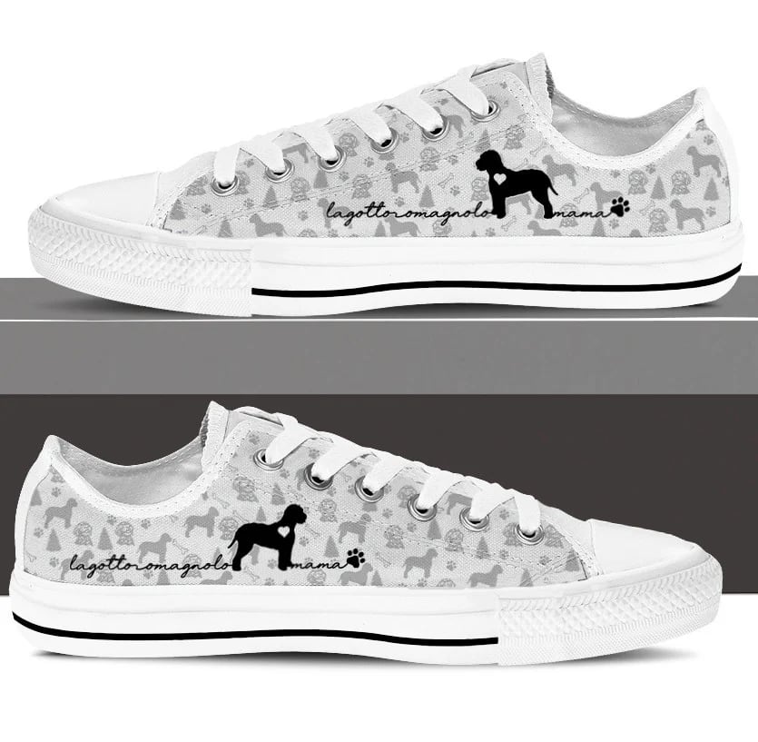 Lagotto Romagnolo Low Top Shoes Dog Walking Shoes Men Women Dog Memorial Gift 3