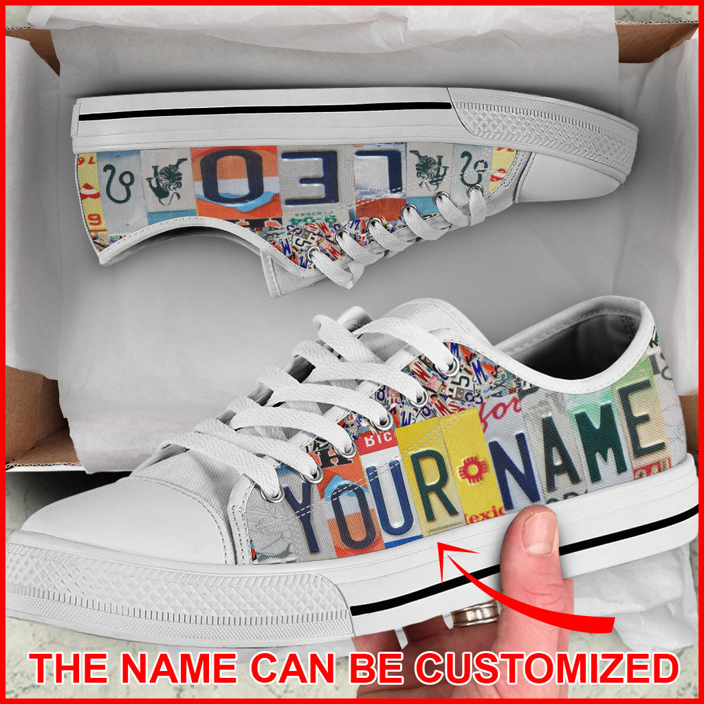 Leo License Plates Low Top Shoes Leo Zodiac Sign Leo Horoscope Shoes Casual Shoes Gift For Adults 1 Leo License Plates Low Top Shoes Leo Zodiac Sign Leo Horoscope Shoes Casual Shoes Gift For Adults 1