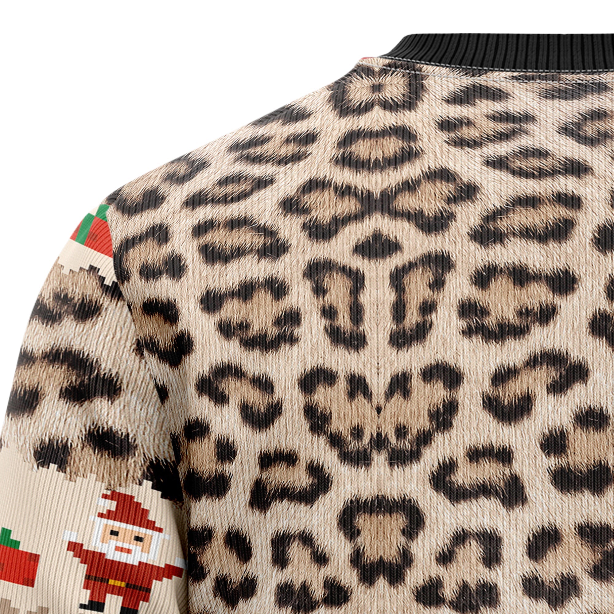 Leopard Cute Face Ugly Christmas Sweater Funny Family Sweater Gifts Unisex Crewneck Sweater 11 Leopard Cute Face Ugly Christmas Sweater Funny Family Sweater Gifts Unisex Crewneck Sweater 11