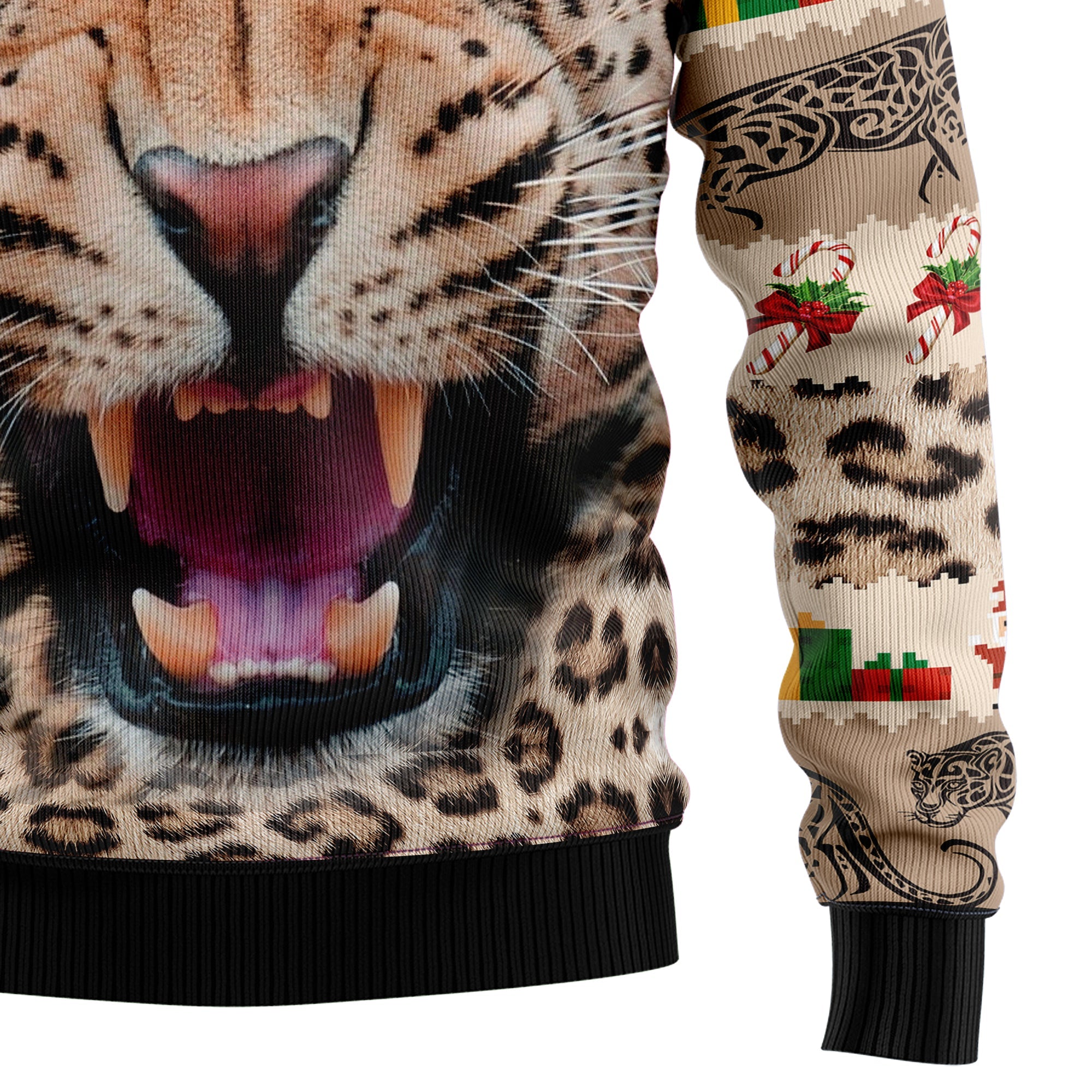 Leopard Cute Face Ugly Christmas Sweater Funny Family Sweater Gifts Unisex Crewneck Sweater 7 Leopard Cute Face Ugly Christmas Sweater Funny Family Sweater Gifts Unisex Crewneck Sweater 7