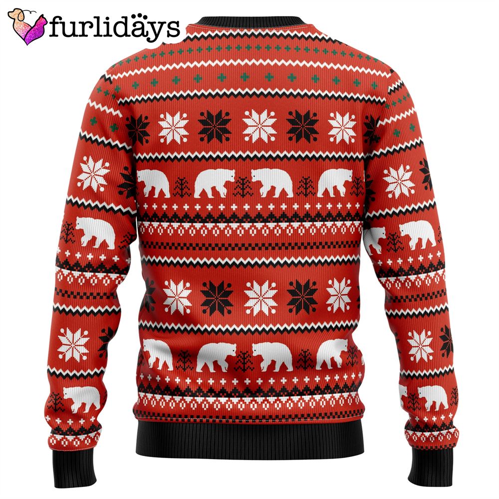 Let S Glow Polar Bear Ugly Christmas Sweater Gift For Dog Lovers Christmas Outfits Gift 10