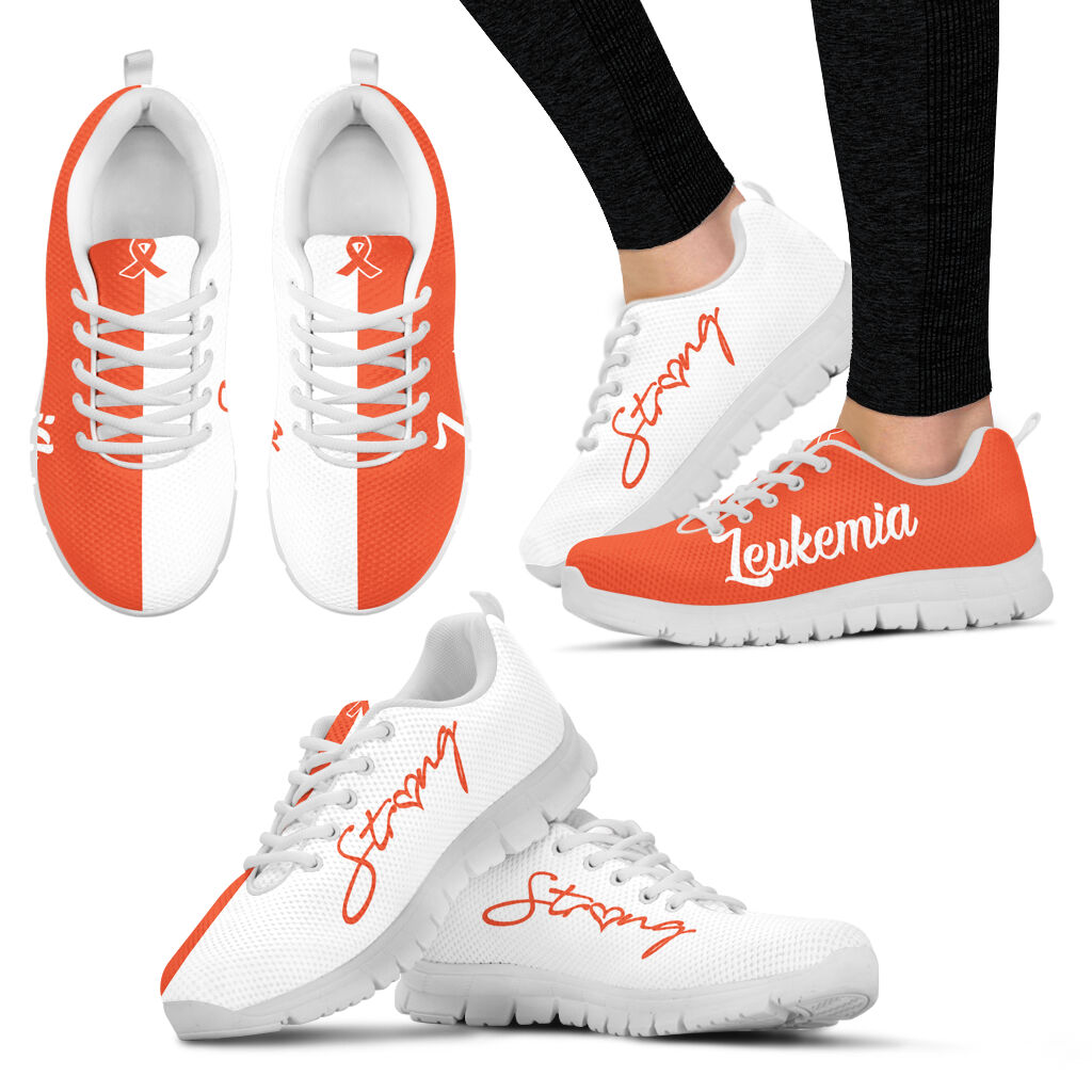 Leukemia Shoes Strong Sneaker Walking Shoes Best Shoes For Men And Women Cancer Awareness Shoes 1