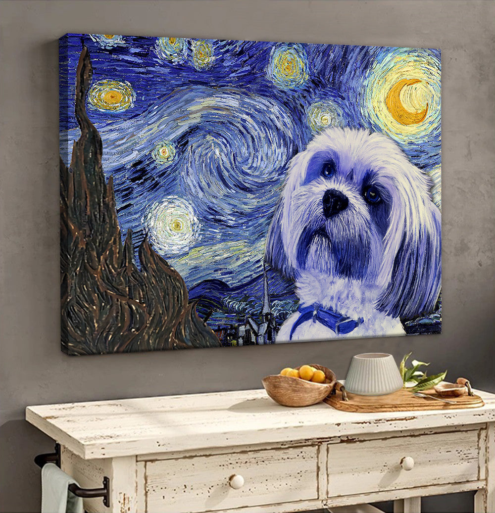 Lhasa Apso Poster Matte Canvas Dog Wall Art Prints Painting On Canvas 2 Lhasa Apso Poster Matte Canvas Dog Wall Art Prints Painting On Canvas 2