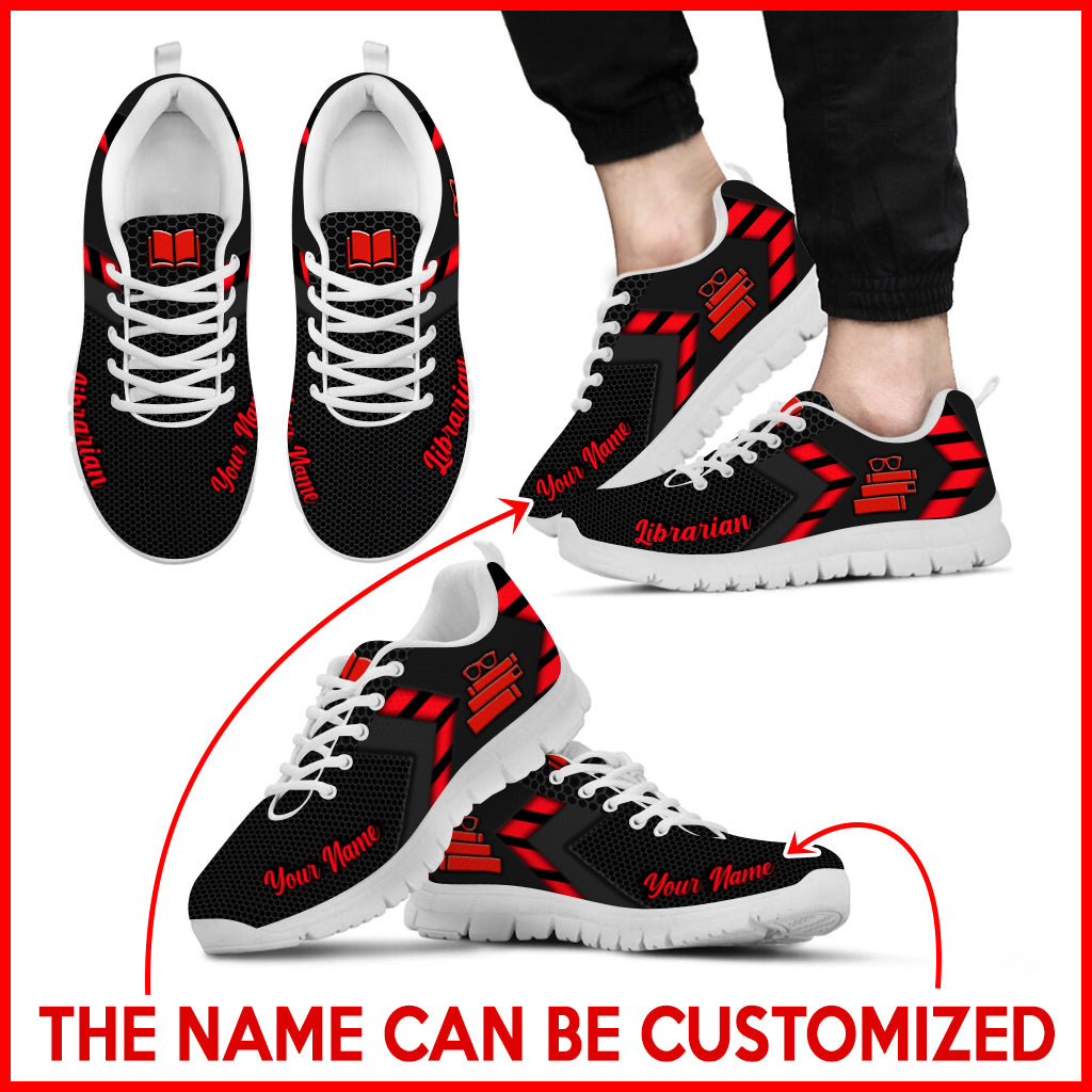 Librarian Simplify Style Sneakers Walking Shoes Personalized Custom Best Gift For Men And Women 2 Librarian Simplify Style Sneakers Walking Shoes Personalized Custom Best Gift For Men And Women 2