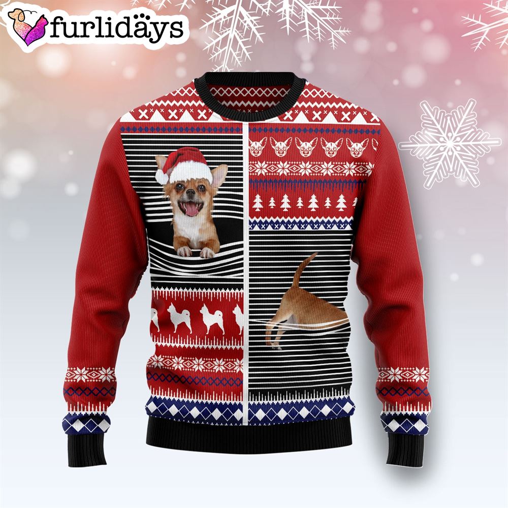 Lovely Chihuahua Ugly Christmas Sweater Gift For Dog Lovers Lover Xmas Sweater Gift 1 Lovely Chihuahua Ugly Christmas Sweater Gift For Dog Lovers Lover Xmas Sweater Gift 1