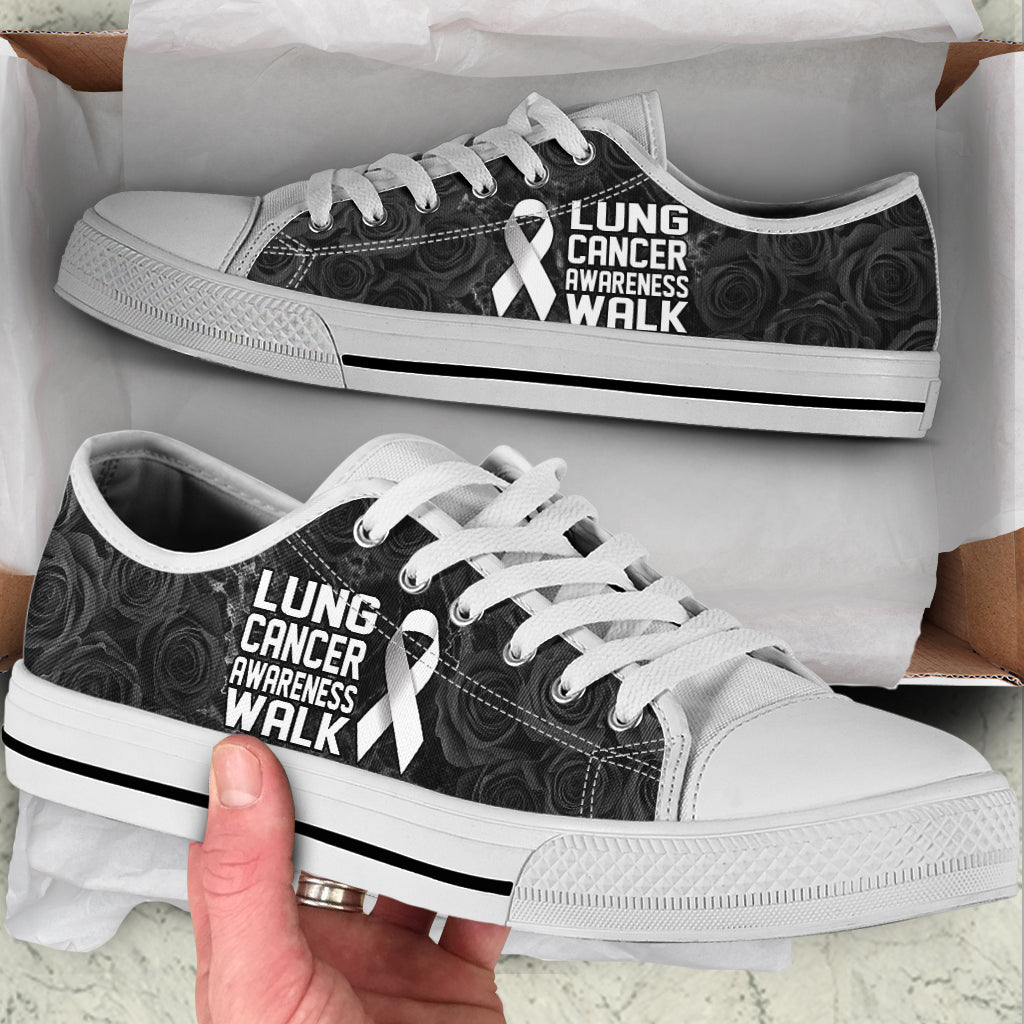 Lung Cancer Shoes Awareness Walk Low Top Shoes Best Gift For Men And Women Walking Shoes Men Women 1 Lung Cancer Shoes Awareness Walk Low Top Shoes Best Gift For Men And Women Walking Shoes Men Women 1