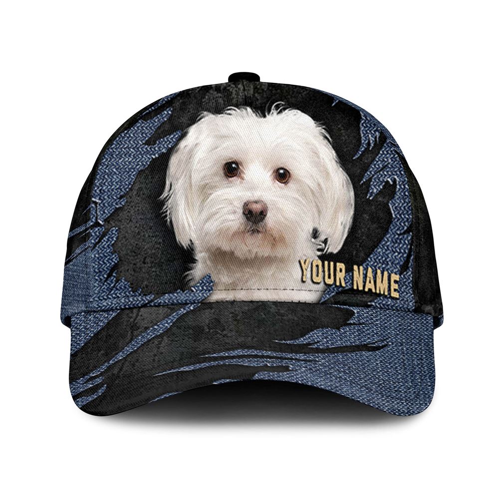 Maltese Jean Background Custom Name Cap Classic Baseball Cap All Over Print Gift For Dog Lovers 1 dggzyf Maltese Jean Background Custom Name Cap Classic Baseball Cap All Over Print Gift For Dog Lovers 1 dggzyf