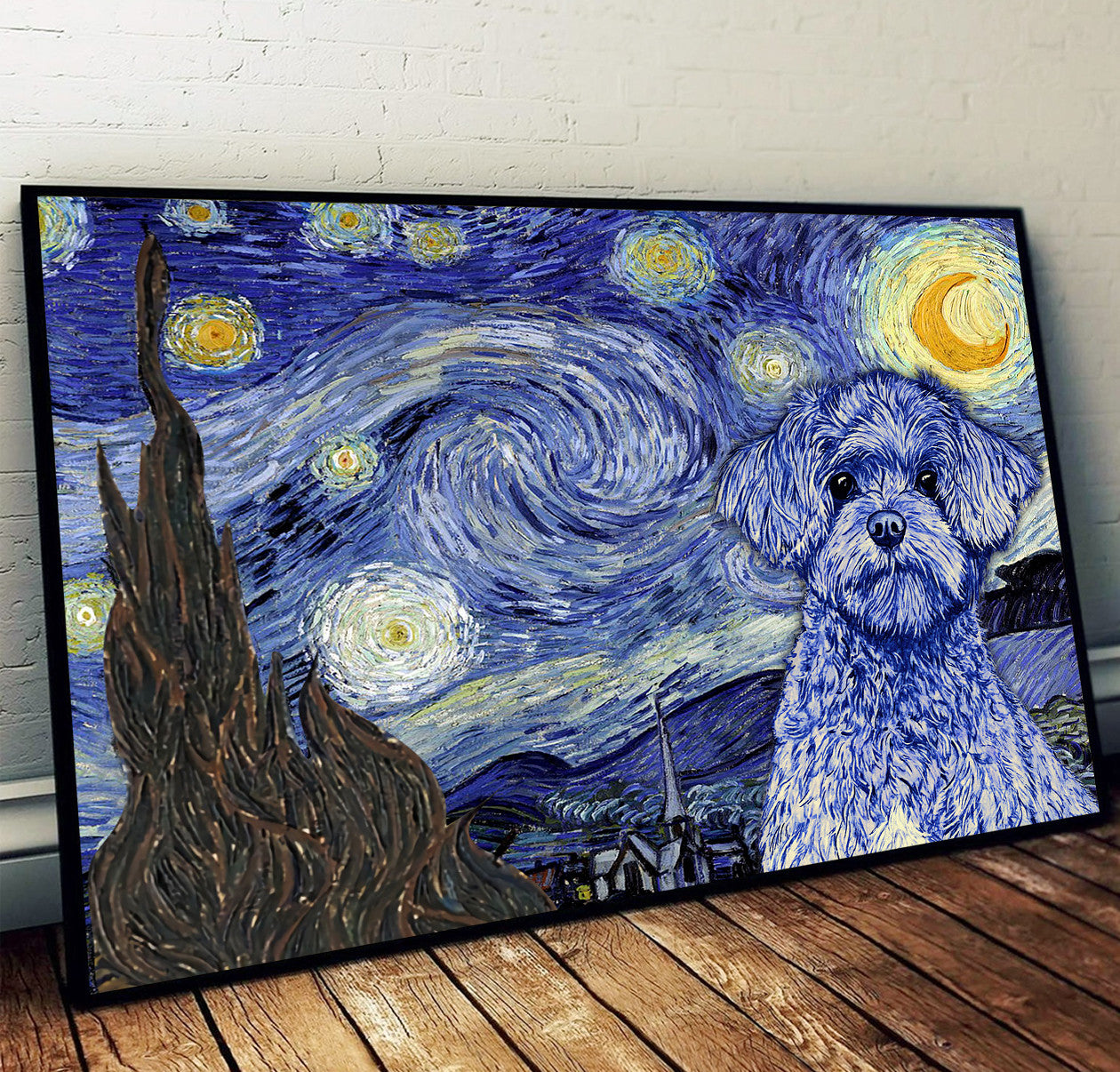 Maltipoo Poster Matte Canvas Dog Wall Art Prints Painting On Canvas 1 Maltipoo Poster Matte Canvas Dog Wall Art Prints Painting On Canvas 1