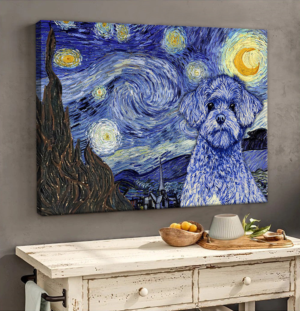 Maltipoo Poster Matte Canvas Dog Wall Art Prints Painting On Canvas 2 Maltipoo Poster Matte Canvas Dog Wall Art Prints Painting On Canvas 2