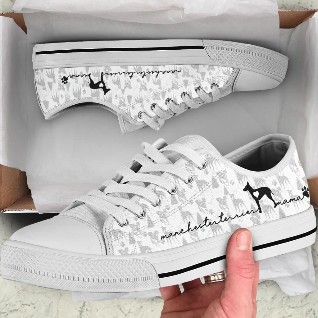 Manchester Terrier Low Top Shoes Dog Walking Shoes Men Women Dog Memorial Gift 1 Manchester Terrier Low Top Shoes Dog Walking Shoes Men Women Dog Memorial Gift 1