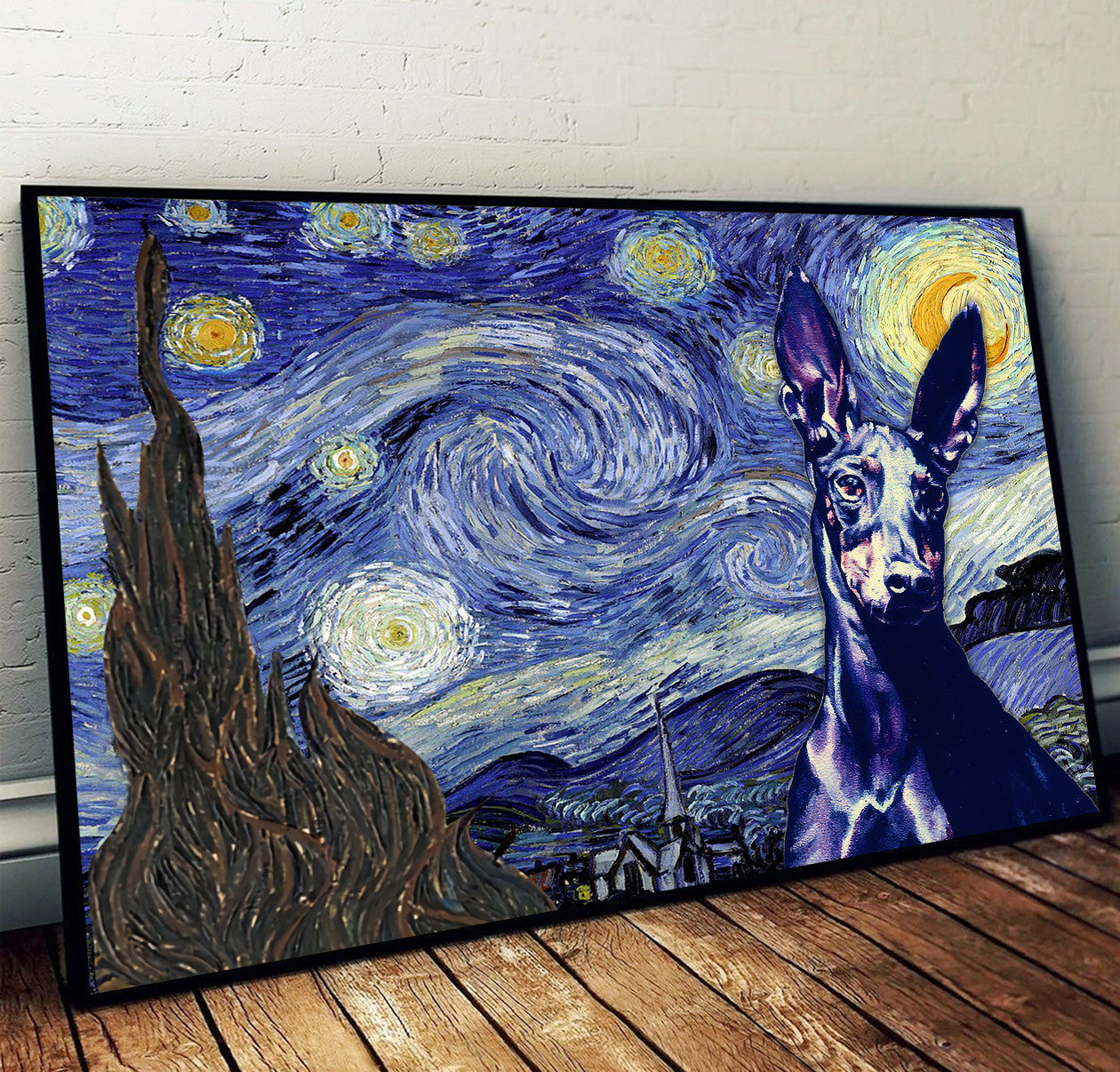 Manchester Terrier Poster Matte Canvas Dog Wall Art Prints Painting On Canvas 1 Manchester Terrier Poster Matte Canvas Dog Wall Art Prints Painting On Canvas 1