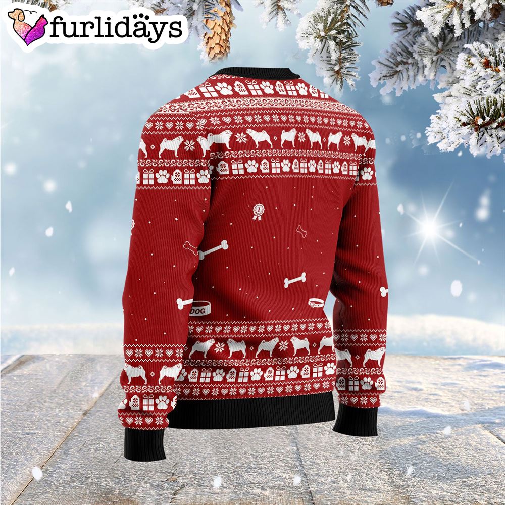 Merry Puggin Christmas Ugly Christmas Sweater Gift For Dog Lovers Unisex Crewneck Sweater 2 Merry Puggin Christmas Ugly Christmas Sweater Gift For Dog Lovers Unisex Crewneck Sweater 2