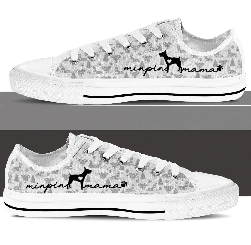 Miniature Pinscher Low Top Shoes Dog Walking Shoes Men Women Dog Memorial Gift 3