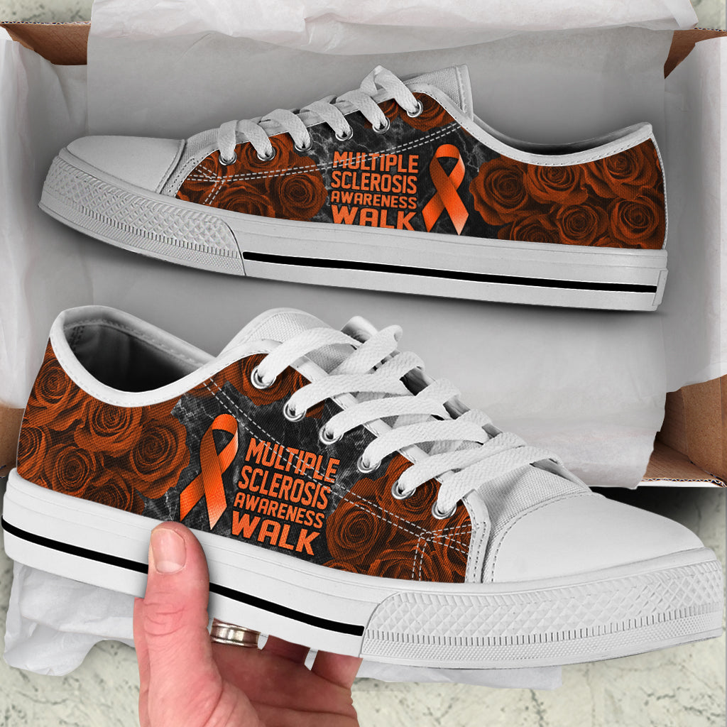 Multiple Sclerosis Shoes Awareness Walk Low Top Shoes Best Gift For Men And Women Sneaker For Walking 1 Multiple Sclerosis Shoes Awareness Walk Low Top Shoes Best Gift For Men And Women Sneaker For Walking 1