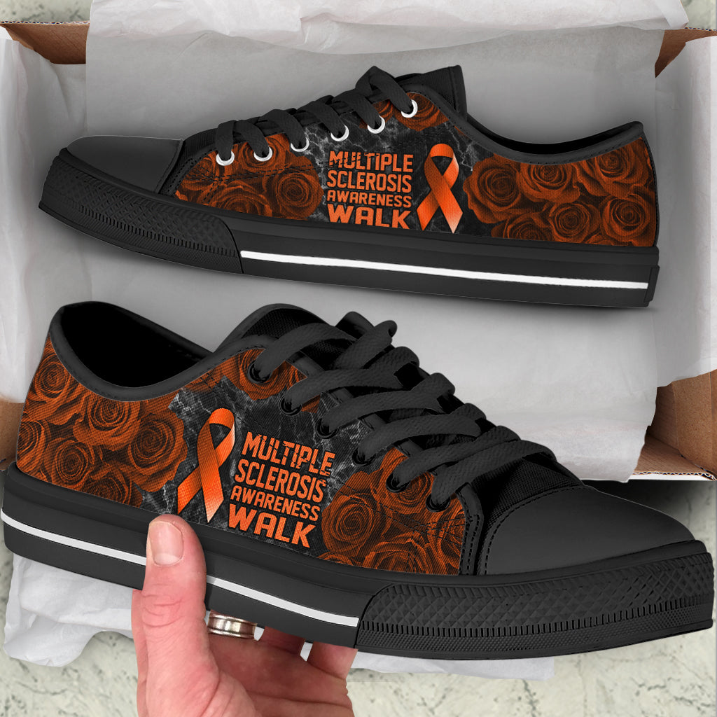 Multiple Sclerosis Shoes Awareness Walk Low Top Shoes Best Gift For Men And Women Sneaker For Walking 2 Multiple Sclerosis Shoes Awareness Walk Low Top Shoes Best Gift For Men And Women Sneaker For Walking 2