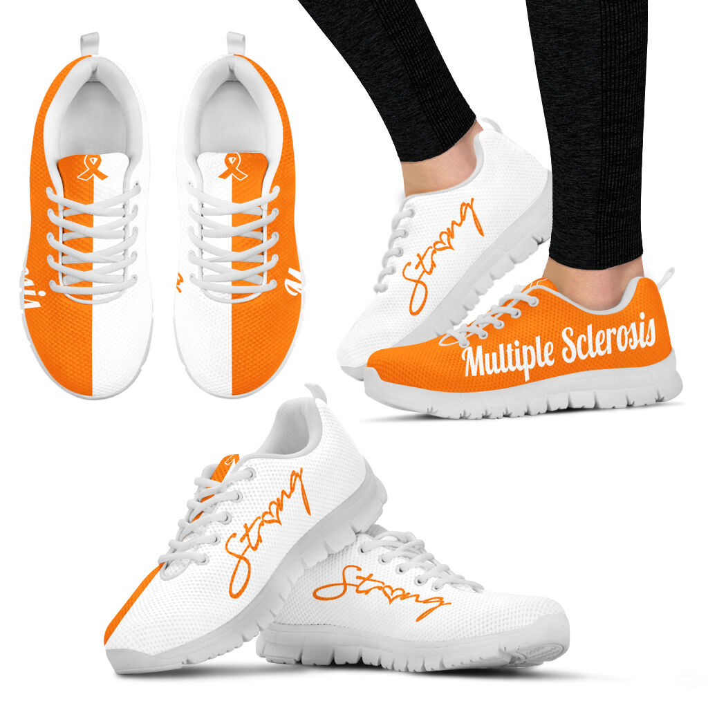 Multiple Sclerosis Shoes Cancer Strong Sneaker Walking Shoes Best Gift For Men And Women 1