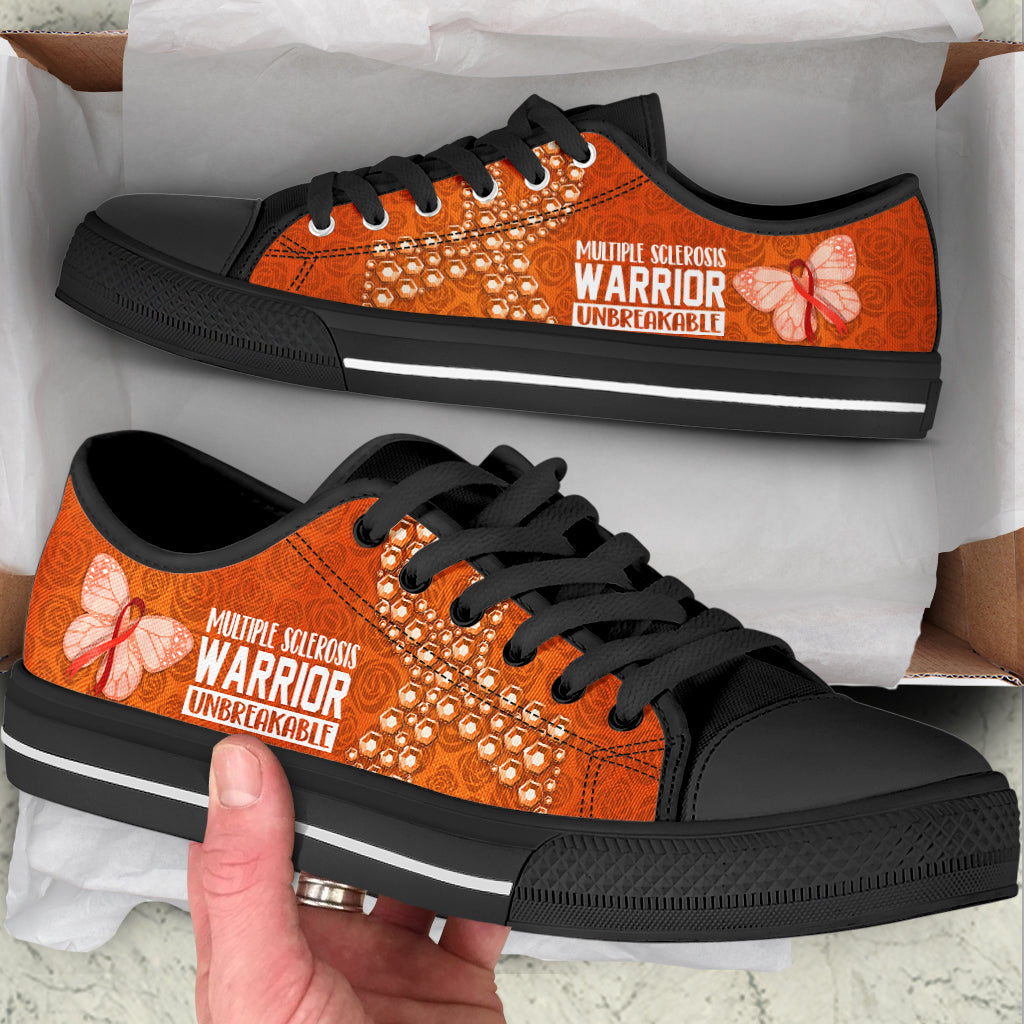 Multiple Sclerosis Shoes Unbreakable Low Top Shoes Best Gift For Men And Women Cancer Awareness Shoes 2 Multiple Sclerosis Shoes Unbreakable Low Top Shoes Best Gift For Men And Women Cancer Awareness Shoes 2