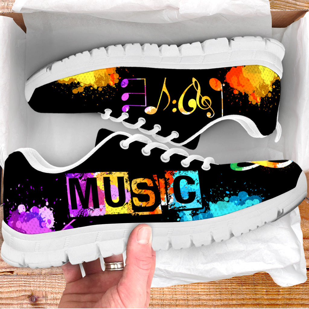 Music Shoes Love Art Sneaker Running Walking Shoes Best Gift For Music Lovers Shoes Gift For Adults 1