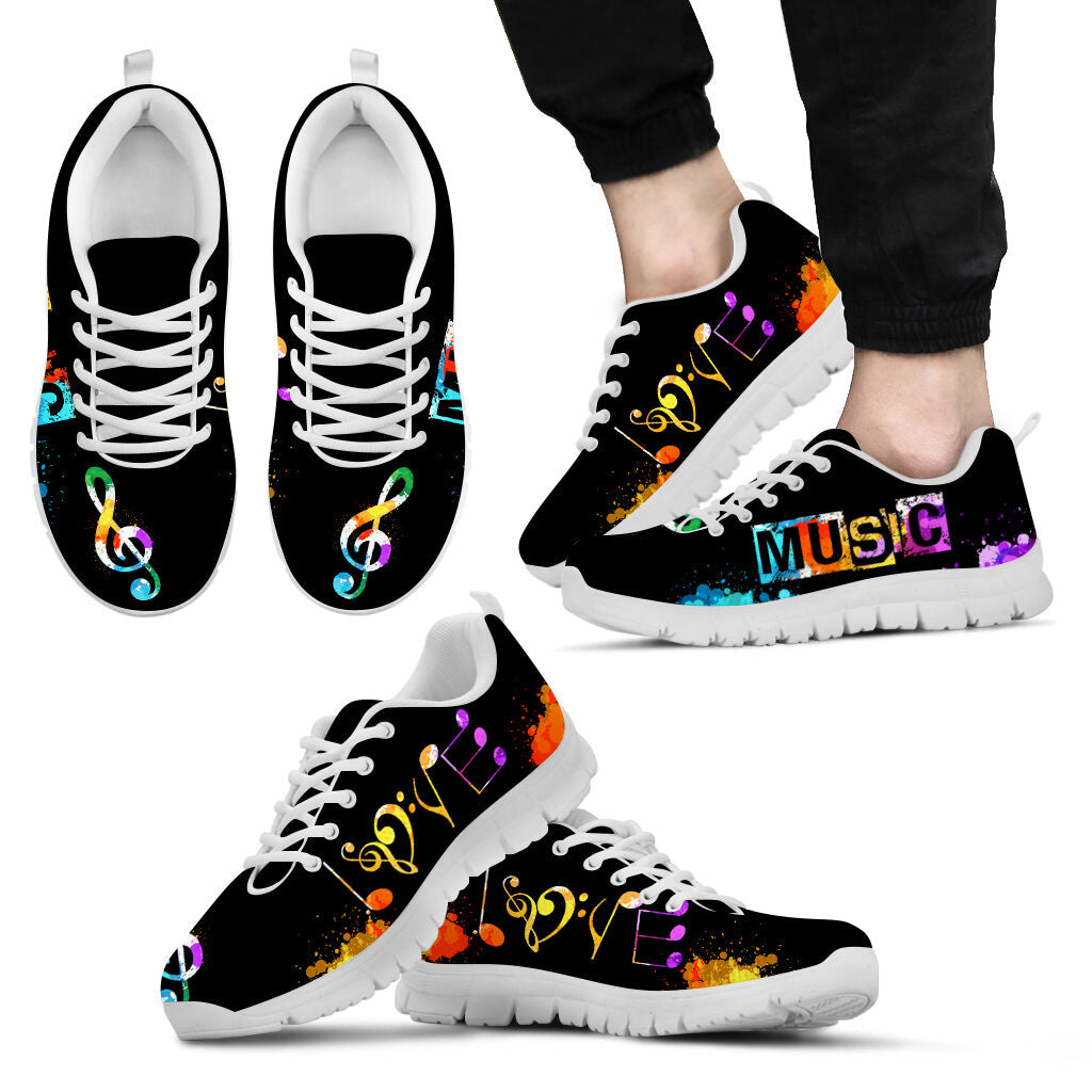 Music Shoes Love Art Sneaker Running Walking Shoes Best Gift For Music Lovers Shoes Gift For Adults 2