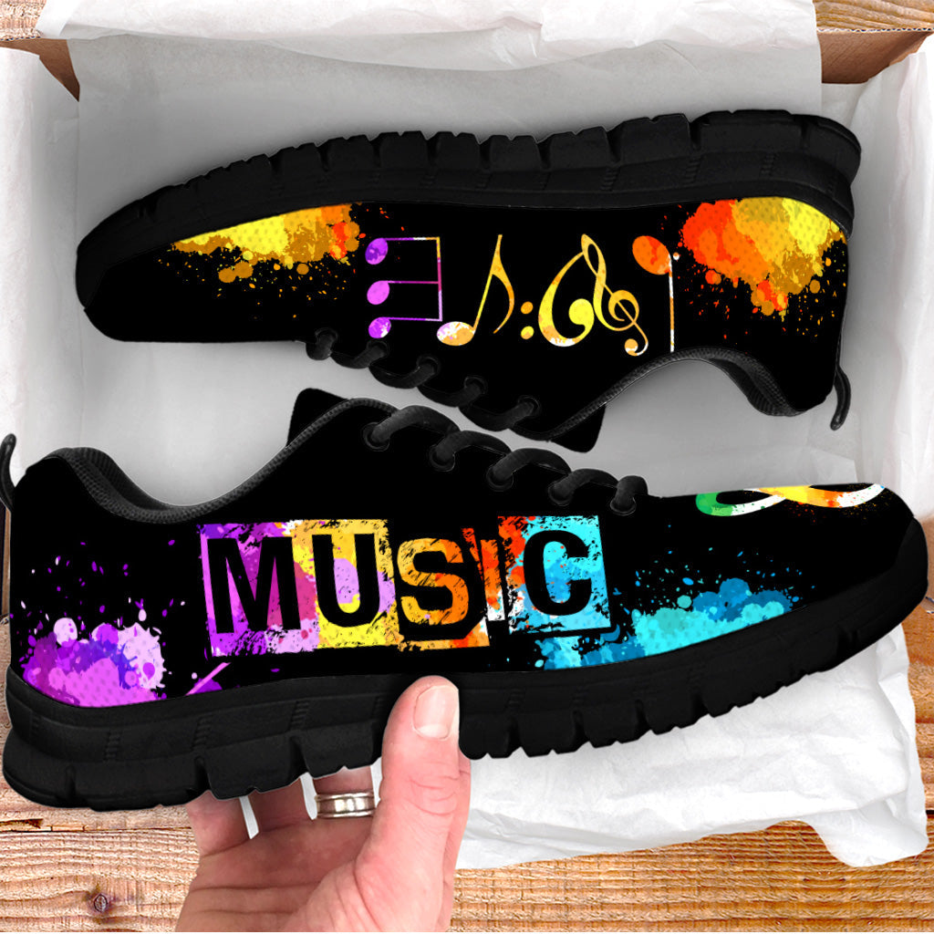 Music Shoes Love Art Sneaker Running Walking Shoes Best Gift For Music Lovers Shoes Gift For Adults 3