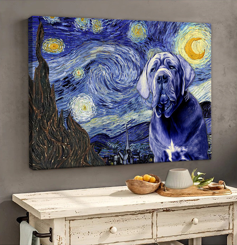 Neapolitan Mastiff Poster Matte Canvas Dog Wall Art Prints Painting On Canvas 2