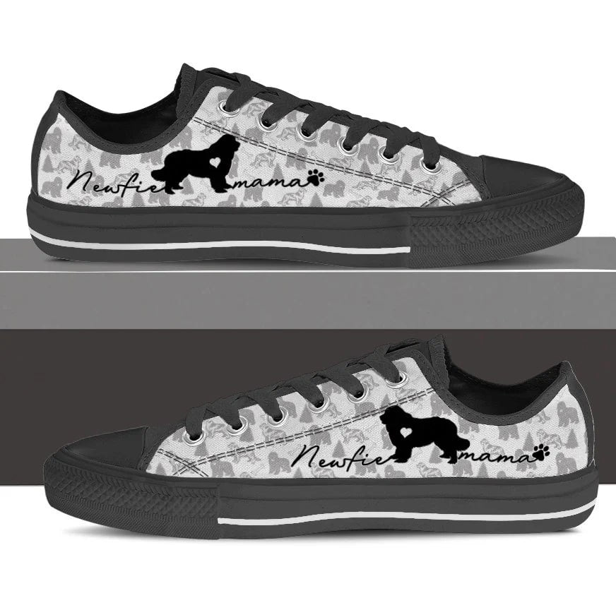 Newfoundland Low Top Shoes Dog Walking Shoes Men Women Dog Memorial Gift 4