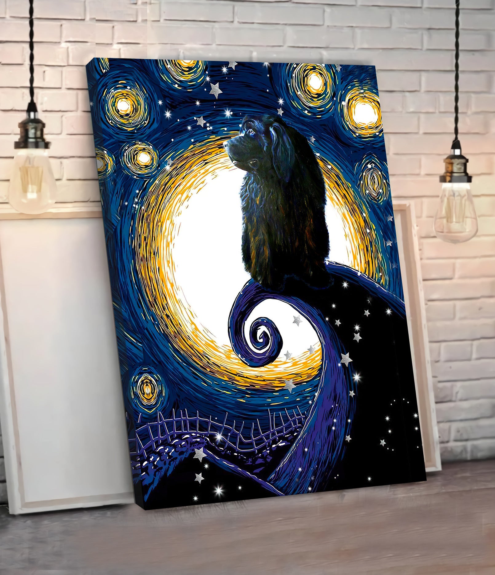 Newfoundland Poster Canvas Dog Canvas Wall Art Dog Lovers Gifts For Him Or Her 1 Newfoundland Poster Canvas Dog Canvas Wall Art Dog Lovers Gifts For Him Or Her 1