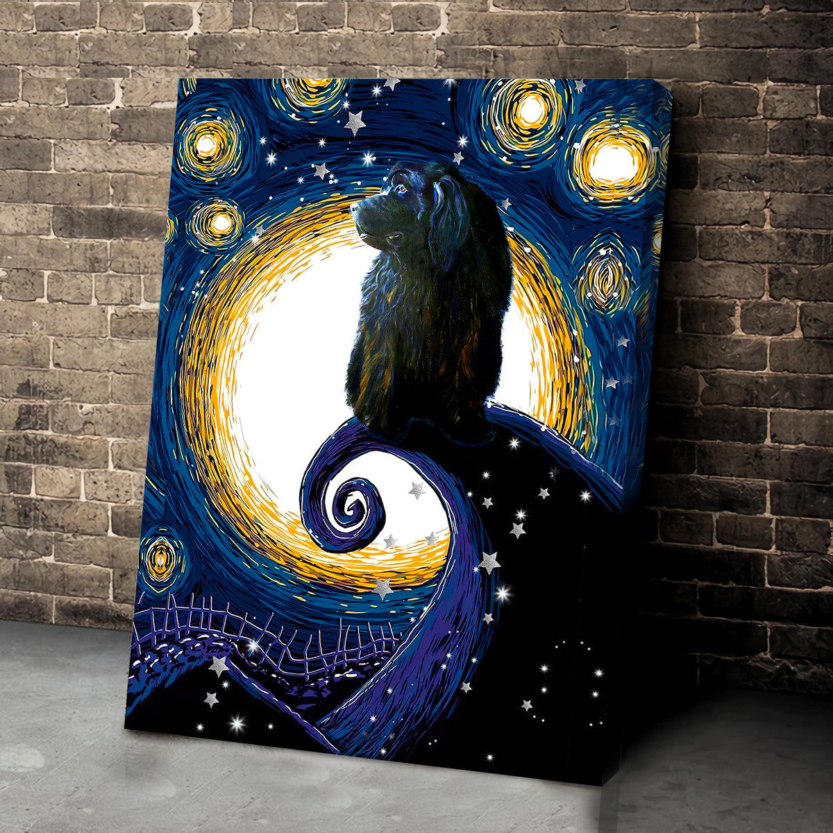 Newfoundland Poster Canvas Dog Canvas Wall Art Dog Lovers Gifts For Him Or Her 3 Newfoundland Poster Canvas Dog Canvas Wall Art Dog Lovers Gifts For Him Or Her 3