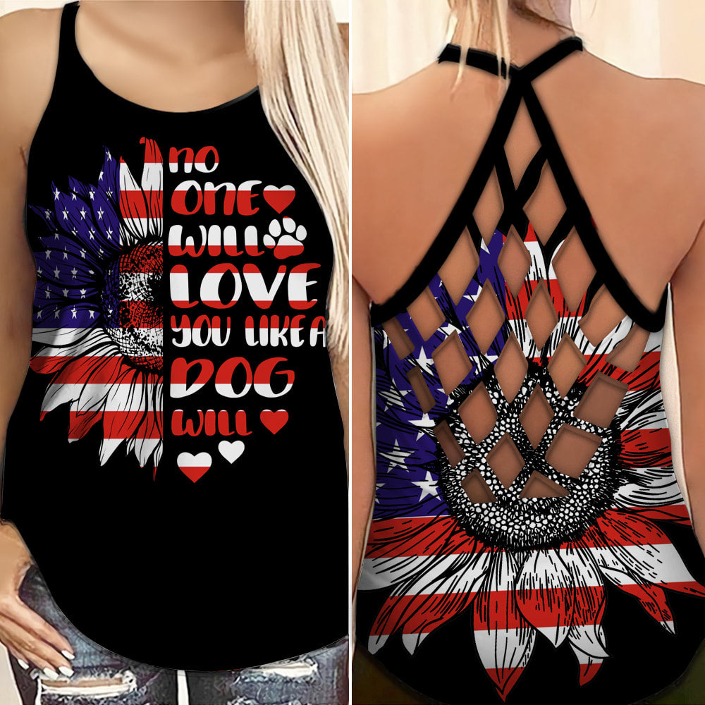 No One Will Love You Like A Dog Will Criss Cross Open Back Tank Top Workout Shirts Gift For Dog Lovers 1 xh5vej No One Will Love You Like A Dog Will Criss Cross Open Back Tank Top Workout Shirts Gift For Dog Lovers 1 xh5vej