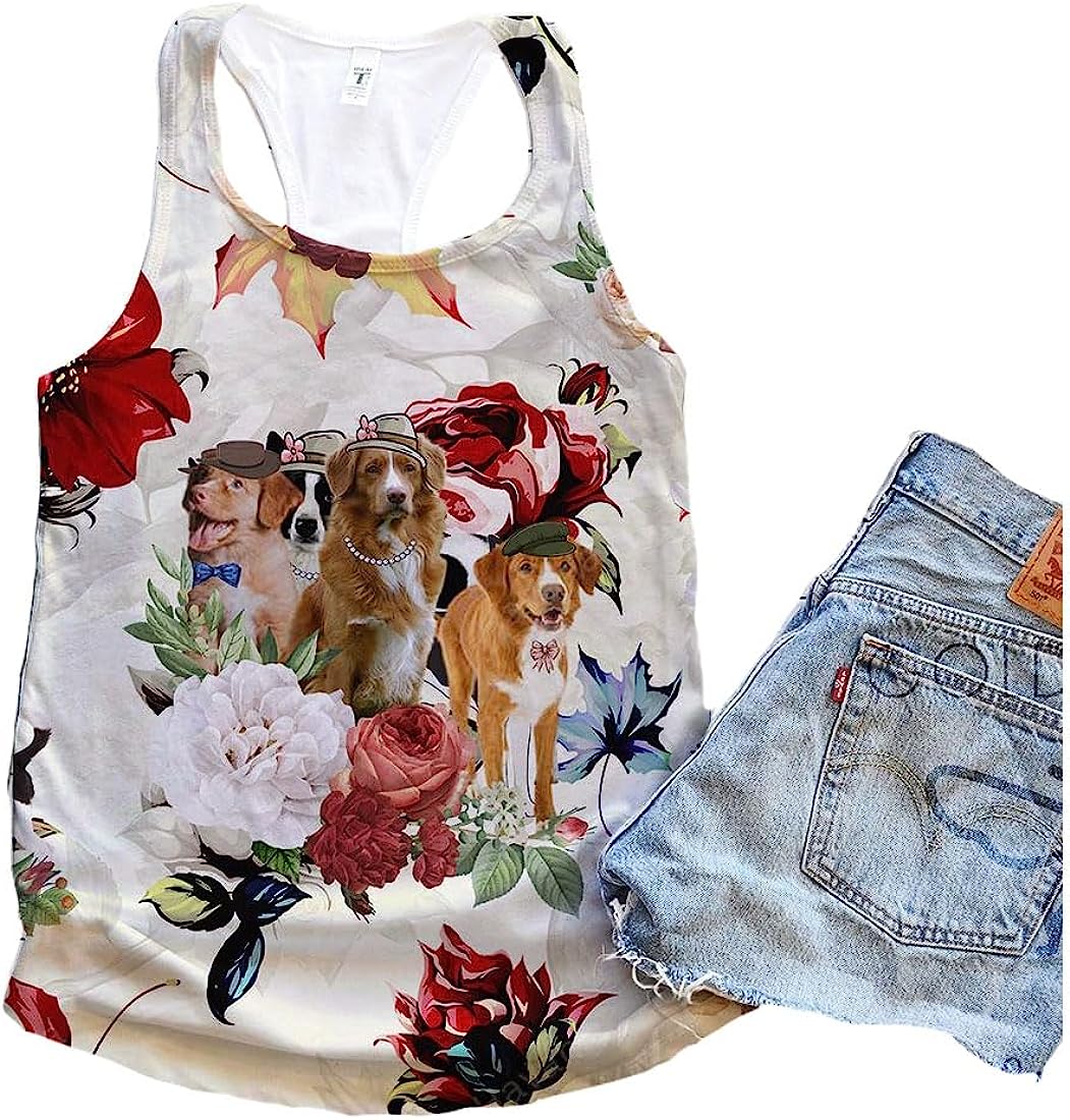 Nova Scotia Duck Tolling Retriever Dog Flower Autumn 90s Tank Top Summer Casual Tank Tops For Women Gift For Young Adults 1 i7mxo2 Nova Scotia Duck Tolling Retriever Dog Flower Autumn 90s Tank Top Summer Casual Tank Tops For Women Gift For Young Adults 1 i7mxo2