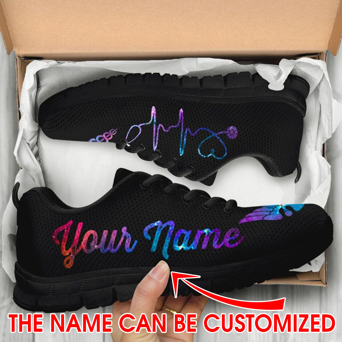Nurse Galaxy Customized Name Shoes Fashion Sneaker For Men And Women Comfortable Walking Running Lightweight Casual Shoes Malalan 3 Nurse Galaxy Customized Name Shoes Fashion Sneaker For Men And Women Comfortable Walking Running Lightweight Casual Shoes Malalan 3