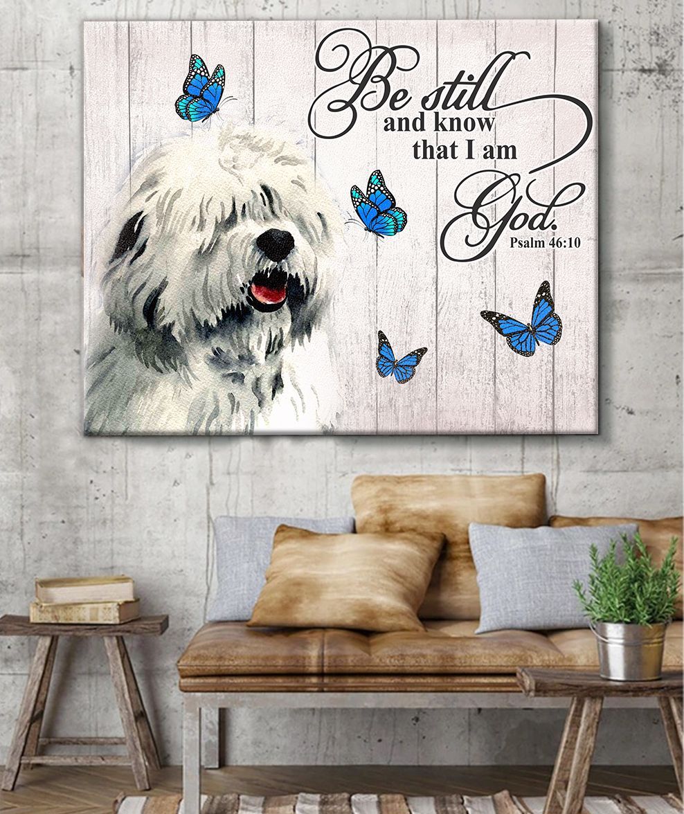 Old English Sheepdog Matte Canvas Dog Wall Art Prints Canvas Wall Art Decor 2 Old English Sheepdog Matte Canvas Dog Wall Art Prints Canvas Wall Art Decor 2