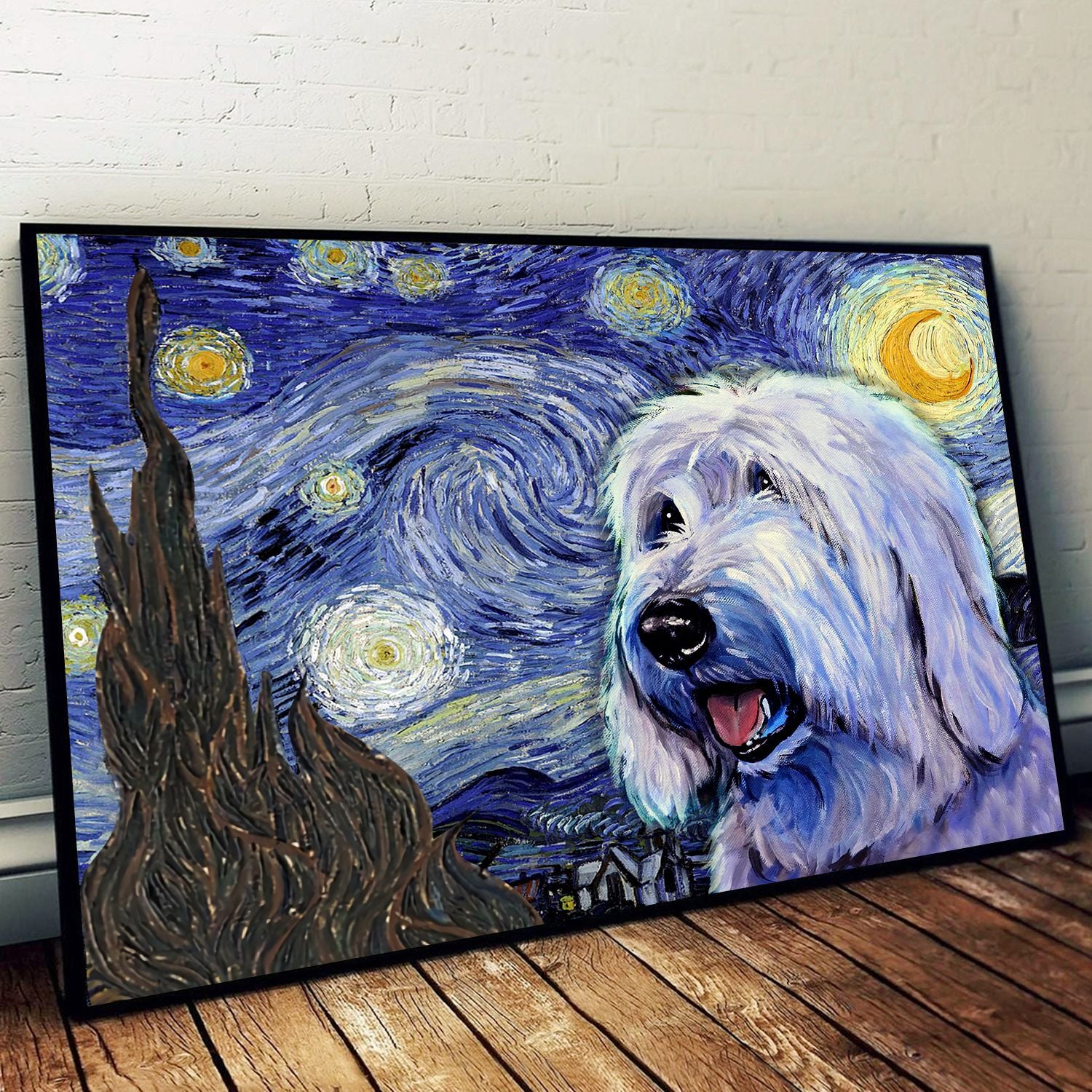 Old English Sheepdog Poster Matte Canvas Dog Wall Art Prints Canvas Wall Art Decor 1 Old English Sheepdog Poster Matte Canvas Dog Wall Art Prints Canvas Wall Art Decor 1