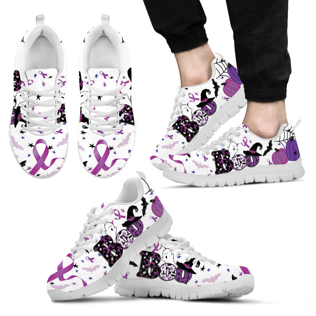 Pancreatic Cancer Shoes Happy Halloween Boo Sneaker Walking Shoes Best Gift For Halloween 2 Pancreatic Cancer Shoes Happy Halloween Boo Sneaker Walking Shoes Best Gift For Halloween 2