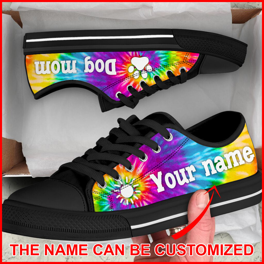 Personalized Dog Mom Bekind Tie Dye Low Top Sneaker Sneaker For Dog Walking Best Shoes For Dog Lover 2 Personalized Dog Mom Bekind Tie Dye Low Top Sneaker Sneaker For Dog Walking Best Shoes For Dog Lover 2