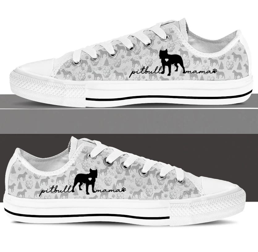 Pit Bull Low Top Shoes Dog Walking Shoes Men Women Dog Memorial Gift 3