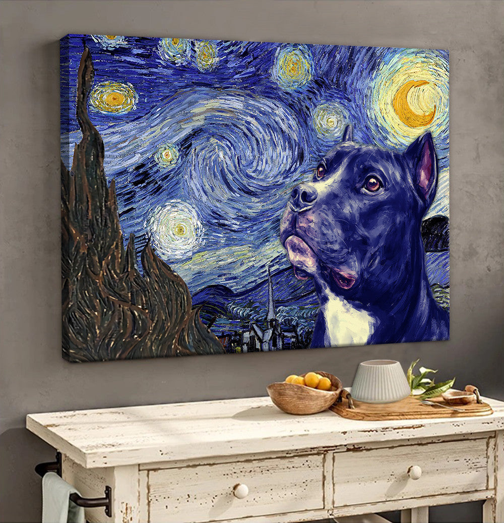 Pit Bull Poster Matte Canvas Dog Wall Art Prints Painting On Canvas 2 Pit Bull Poster Matte Canvas Dog Wall Art Prints Painting On Canvas 2