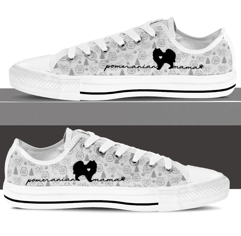 Pomeranian Low Top Shoes Dog Walking Shoes Men Women Dog Memorial Gift 3