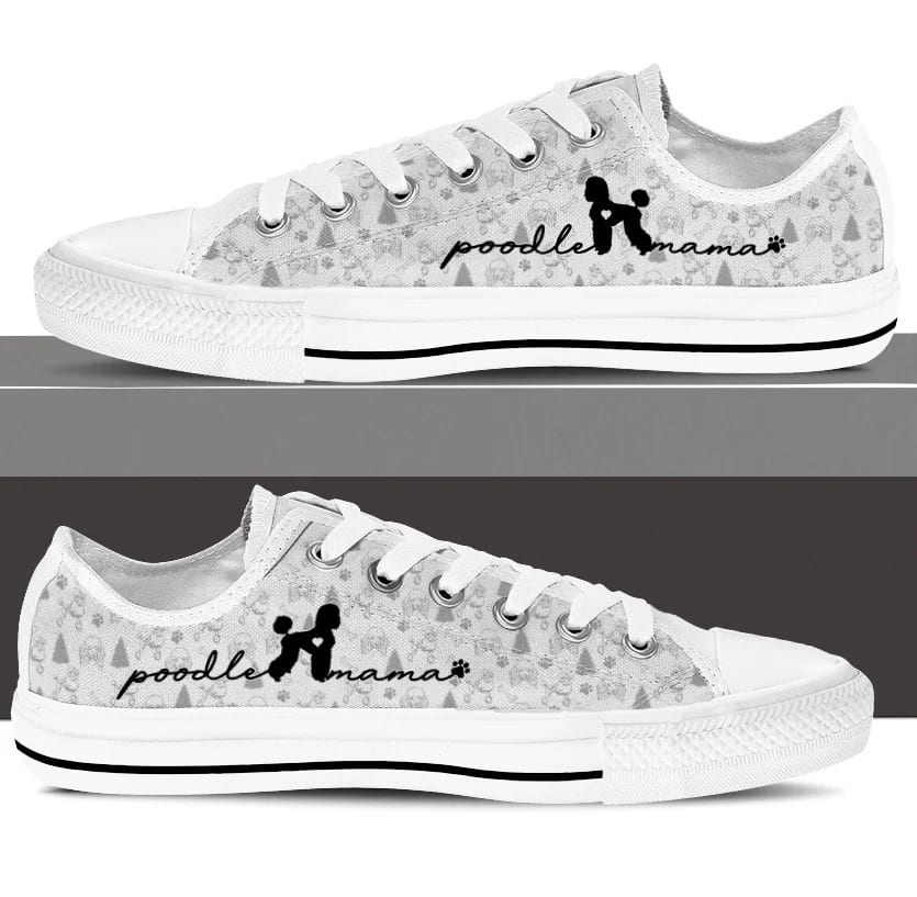 Poodle Low Top Shoes Dog Walking Shoes Men Women Dog Memorial Gift 3 Poodle Low Top Shoes Dog Walking Shoes Men Women Dog Memorial Gift 3