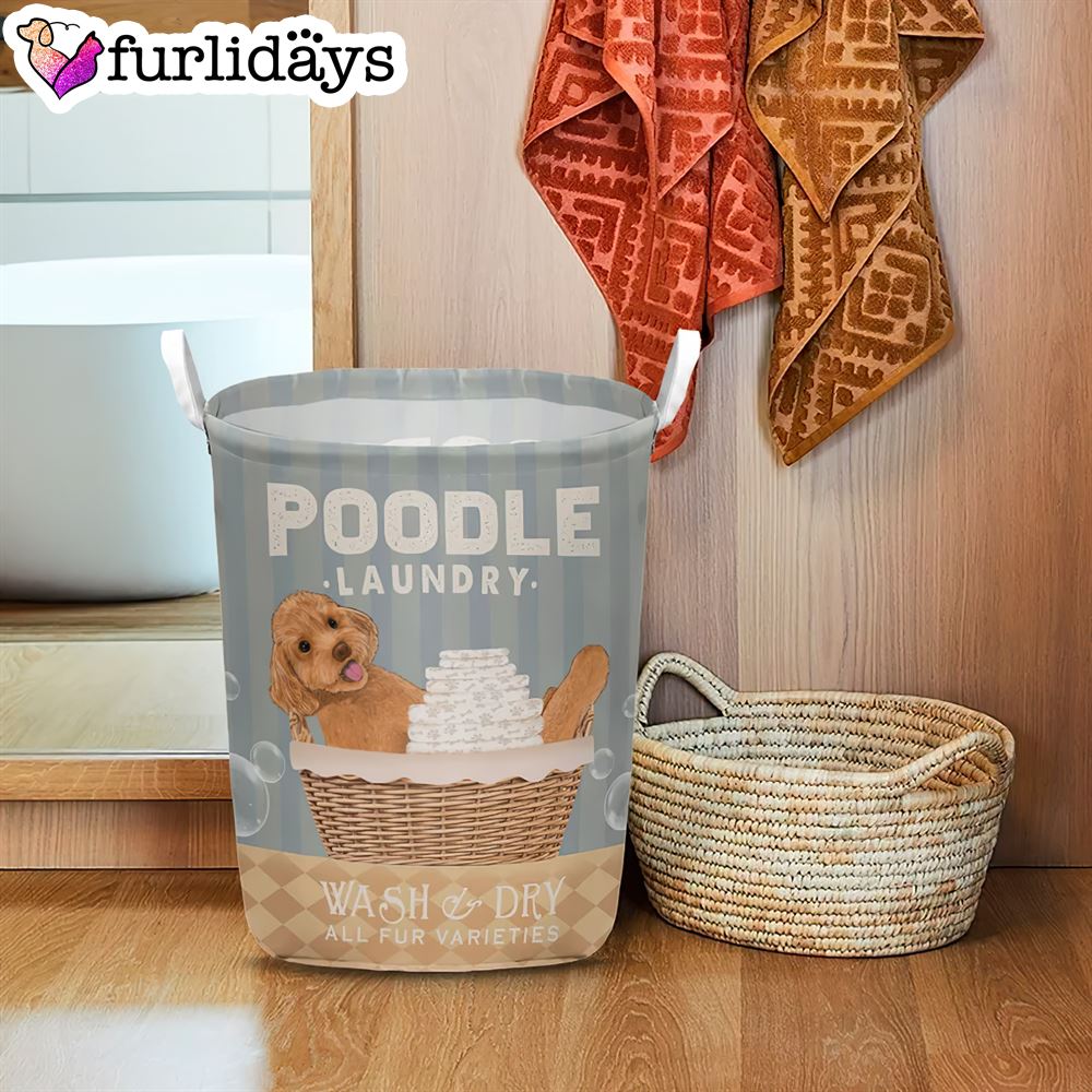 Poodle Wash And Dry Laundry Basket Dog Laundry Basket Christmas Gift For Her Home Decor 1 Poodle Wash And Dry Laundry Basket Dog Laundry Basket Christmas Gift For Her Home Decor 1