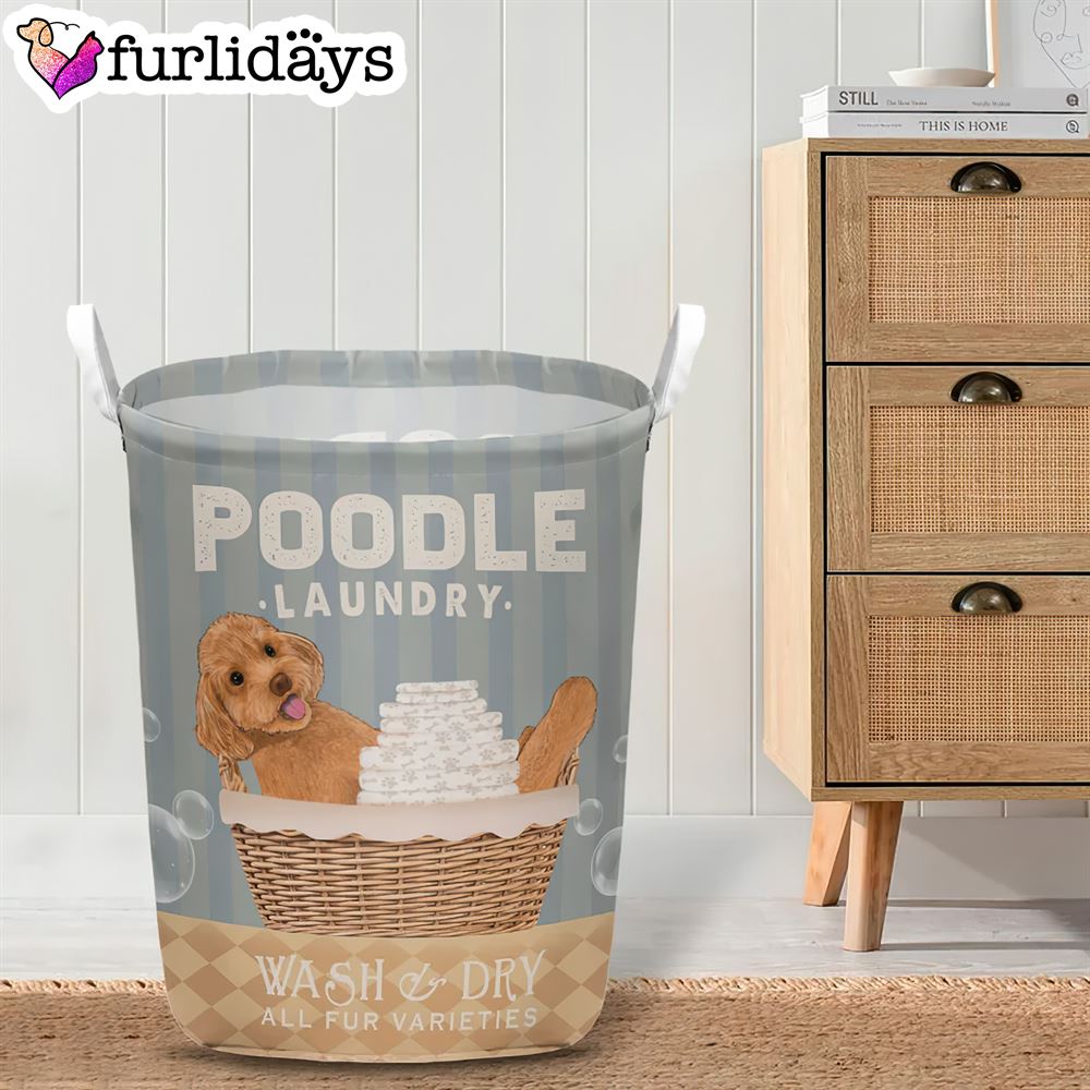 Poodle Wash And Dry Laundry Basket Dog Laundry Basket Christmas Gift For Her Home Decor 4 Poodle Wash And Dry Laundry Basket Dog Laundry Basket Christmas Gift For Her Home Decor 4