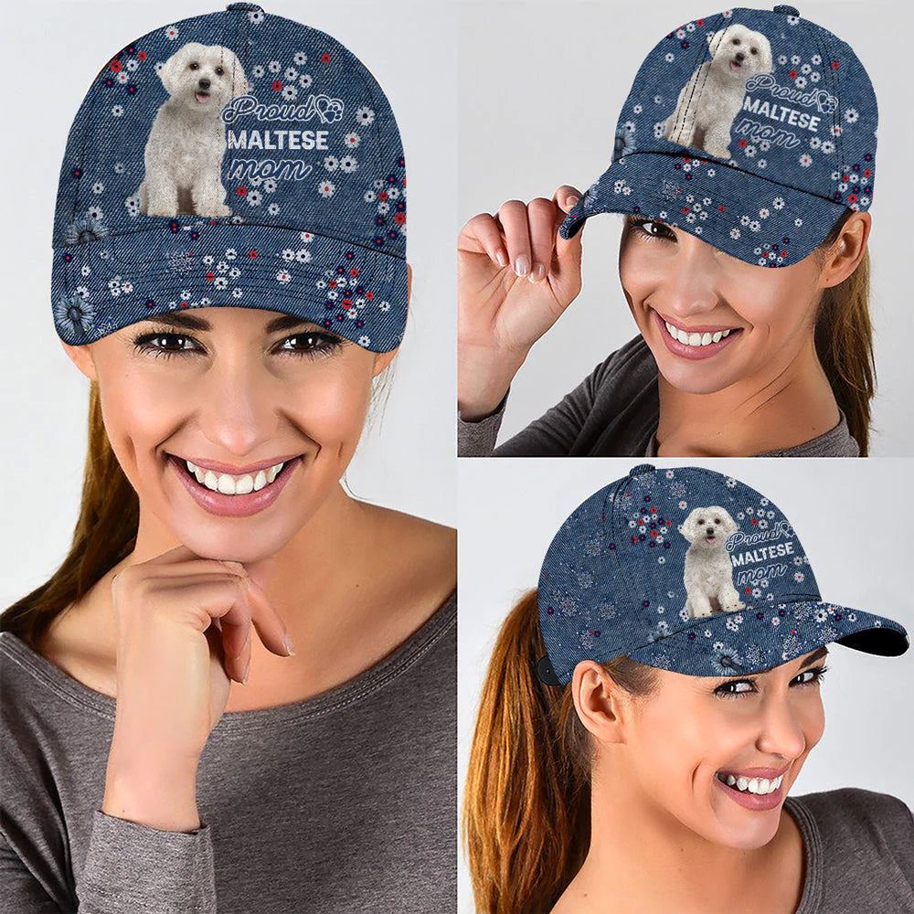 Proud Maltese Mom Caps Hats For Walking With Pets Caps For Dog Lovers 2 f27jwx Proud Maltese Mom Caps Hats For Walking With Pets Caps For Dog Lovers 2 f27jwx