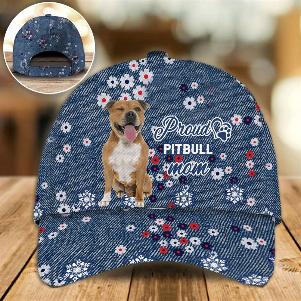 Proud Pitbull Mom Caps Hats For Walking With Pets Caps For Dog Lovers 1 yxglom Proud Pitbull Mom Caps Hats For Walking With Pets Caps For Dog Lovers 1 yxglom