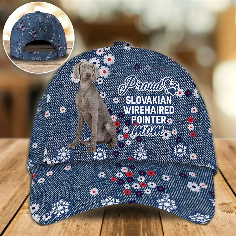 Proud Slovakian Wirehaired Pointer Mom Caps Hat For Going Out With Pets Dog Caps Gifts For Friends 1 qay8m1 Proud Slovakian Wirehaired Pointer Mom Caps Hat For Going Out With Pets Dog Caps Gifts For Friends 1 qay8m1